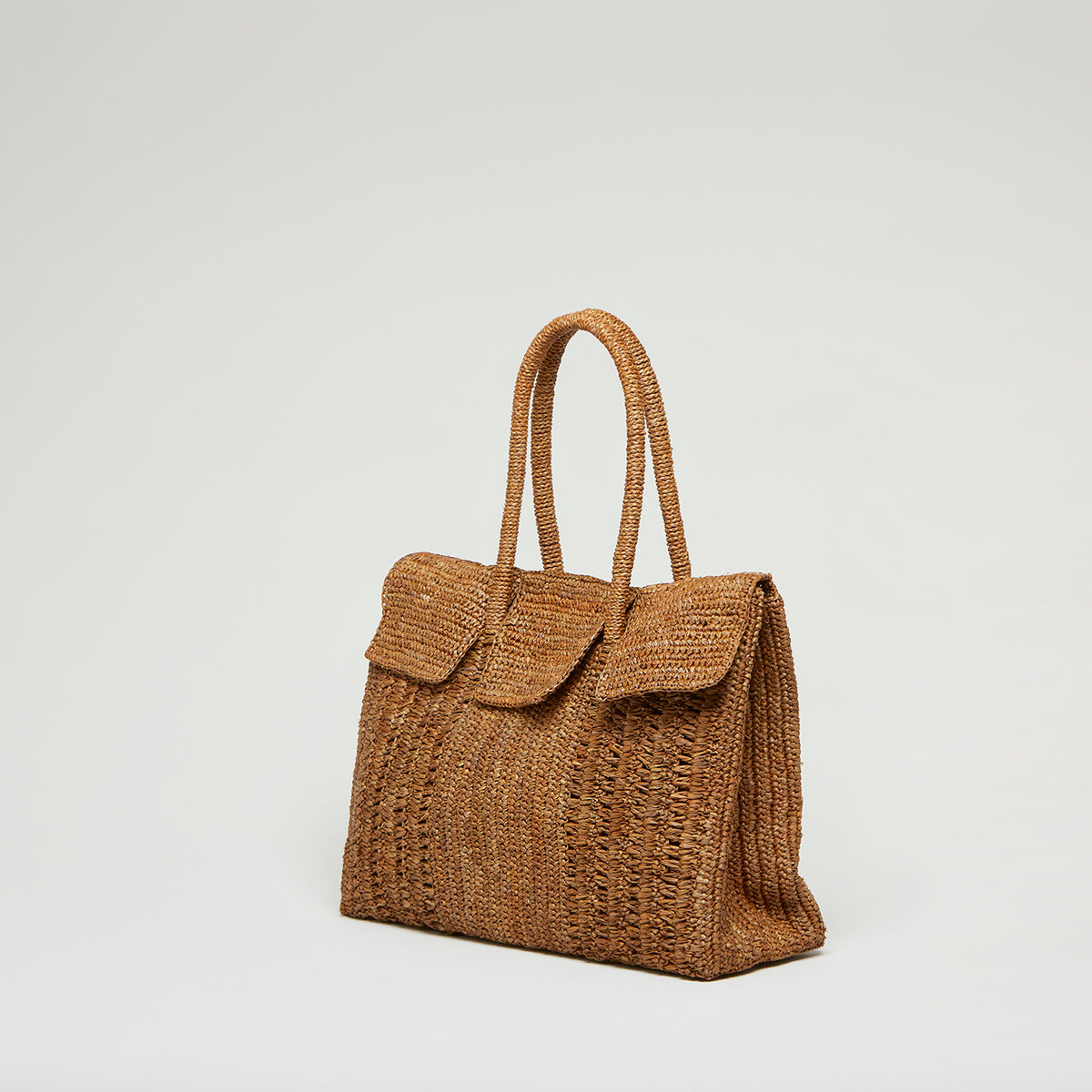 MAISON N.H PARIS [メゾンエヌアッシュパリ] - Dahlia Grand raffia bag